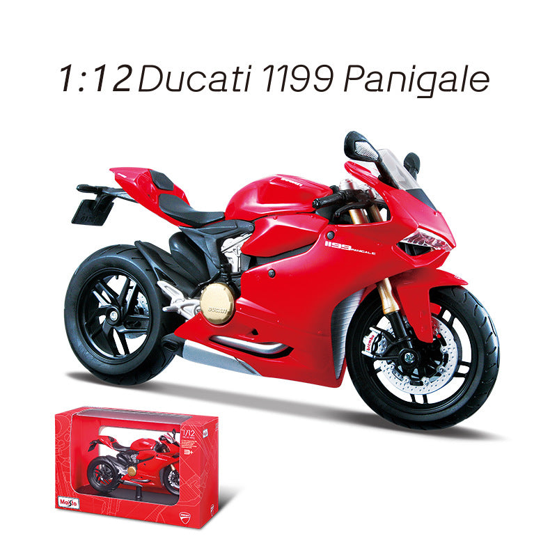 Maisto 1:12 BMW Ducati Yamaha Kawasaki H2R Die cast Motorcycle Model MODCOLS
