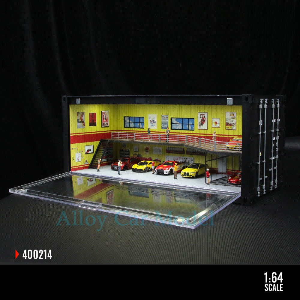MoreArt Container Repair Shop Light Up Scene Model MODCOLS