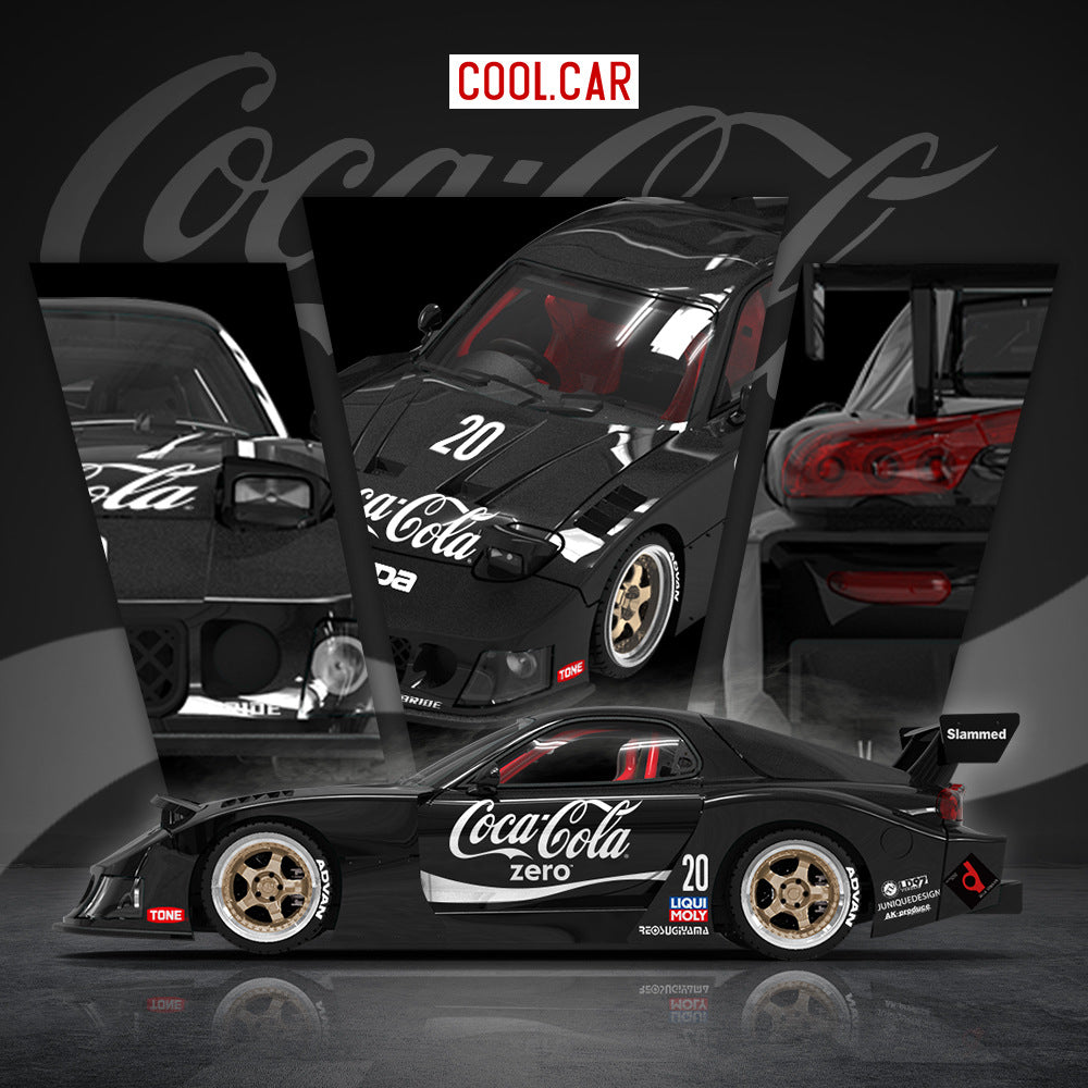 Cool Car 1:64 Cola Livery Diecast Car Model MODCOLS