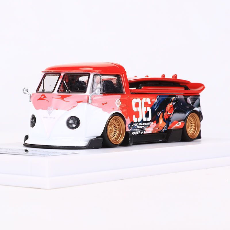 1:64 VW T1 RWB Widebody Pickup Diecast Model – Custom Bus MODCOLS