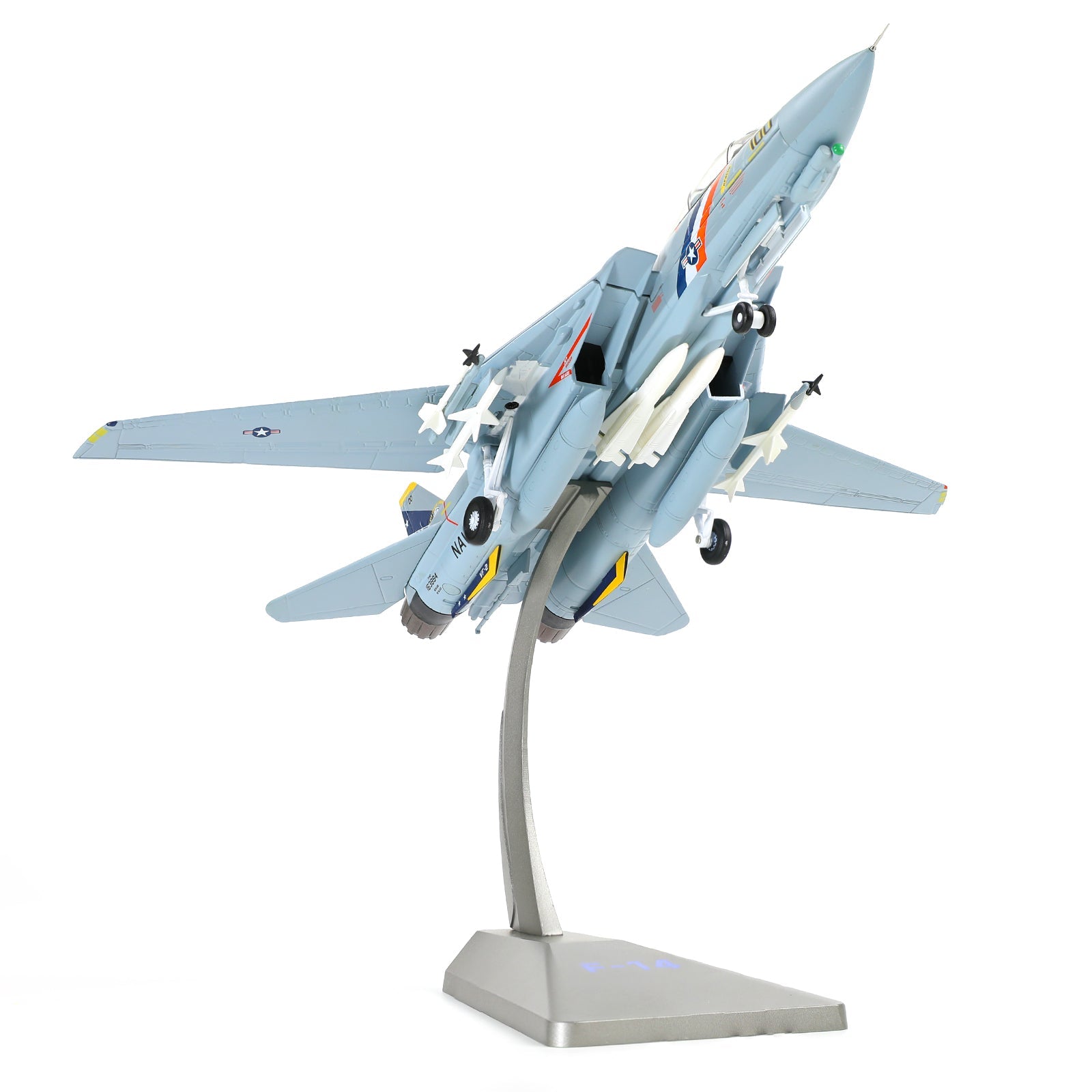 1/72 F-14A Tomcat VF-2 Bounty Hunters Diecast Fighter Jet Model with Stand