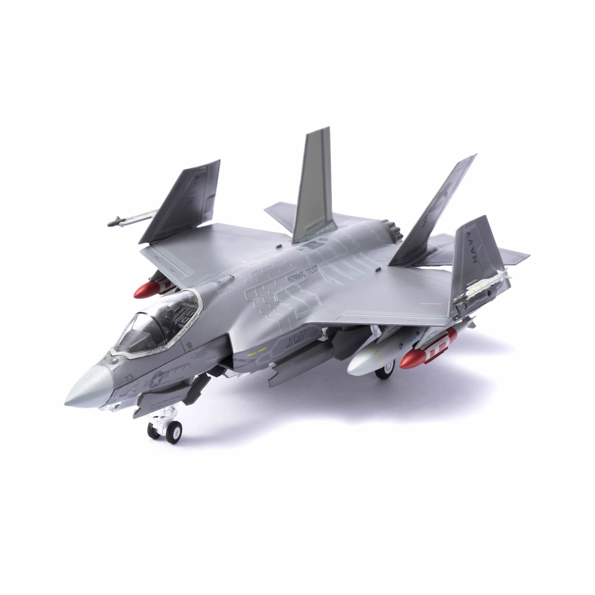 1/72 F-35C Lightning II Fighter Jet Die-cast Model – USN VX-23 No. 73