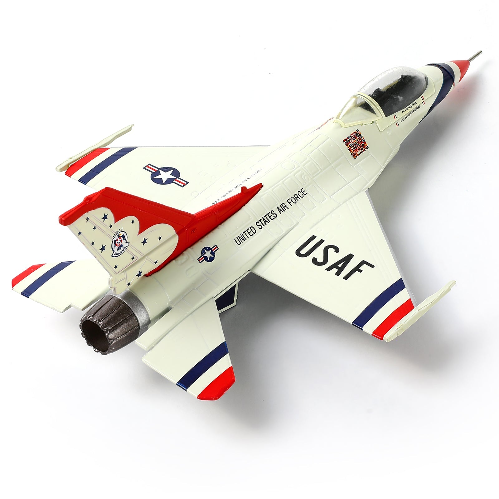 1/100 F-16C Thunderbird Diecast Fighter Jet Model – USAF Display Aircraft