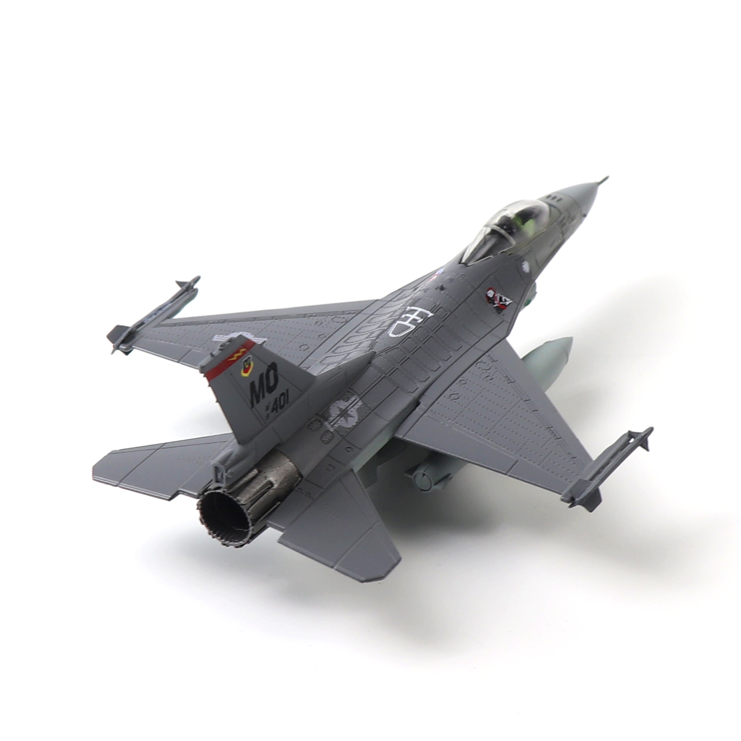 1/100 F-16C Fighting Falcon Diecast Fighter Jet Model – Military Aircraft