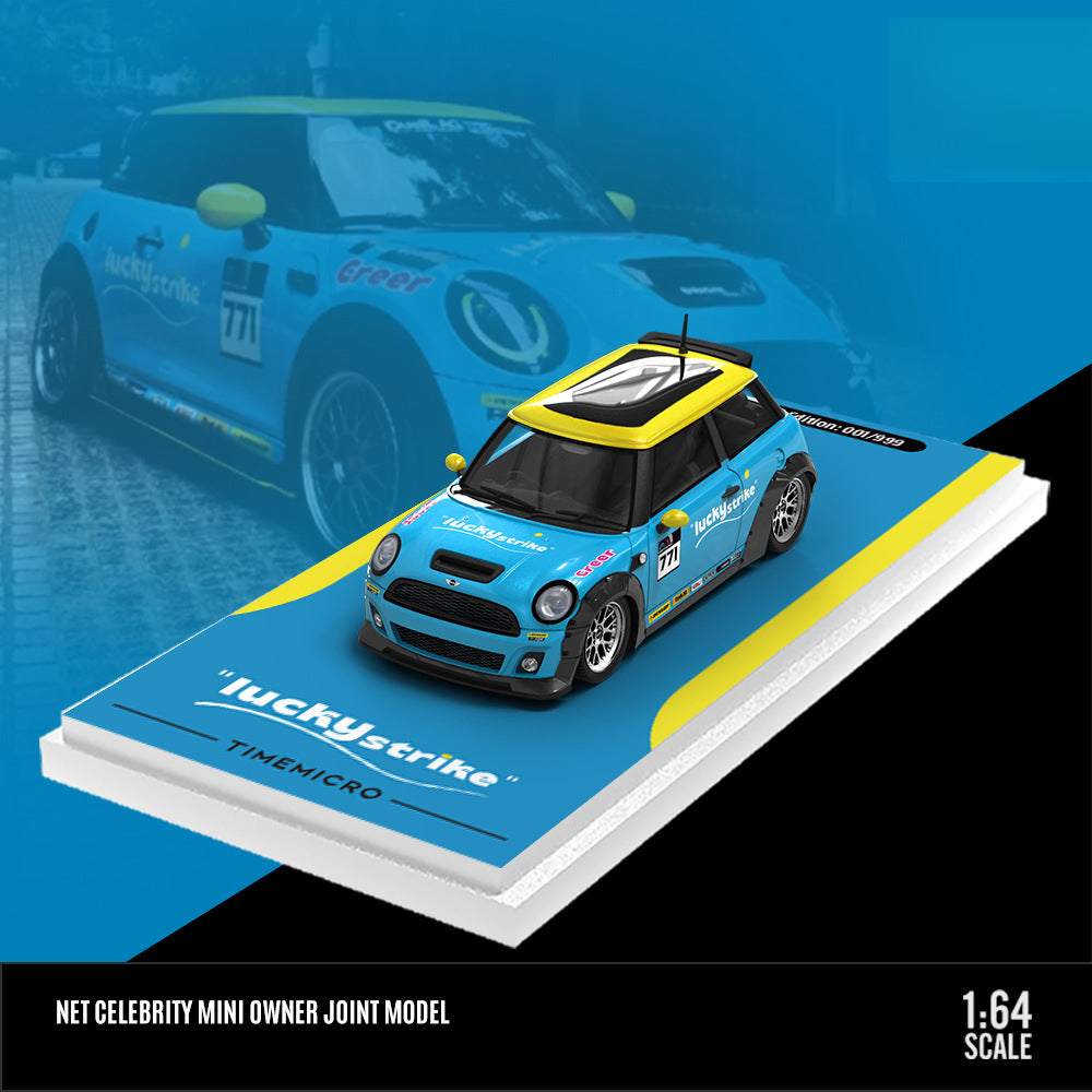 TIMEMICRO 1:64 BMW MINI COOPER Influencer Edition Diecast Model MODCOLS