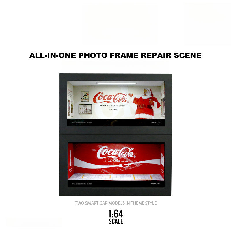 MoreArt 1:64 One Piece Photo Frame Repair Shop Lighted Scene Model MODCOLS