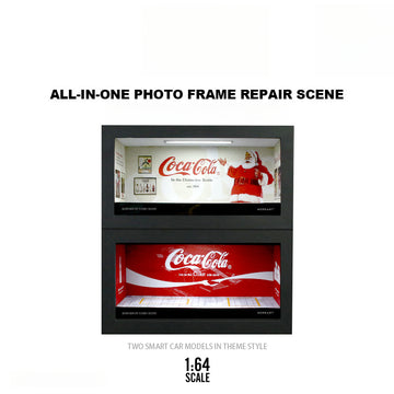 MoreArt 1:64 One Piece Photo Frame Repair Shop Lighted Scene Model MODCOLS