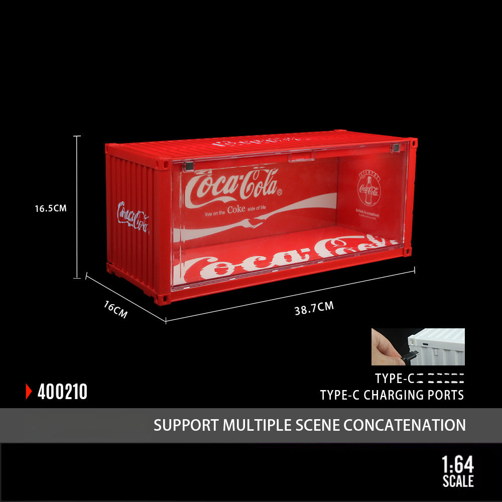 MoreArt Container Scenario – Coca Cola & Spoon Lighted Diorama MODCOLS