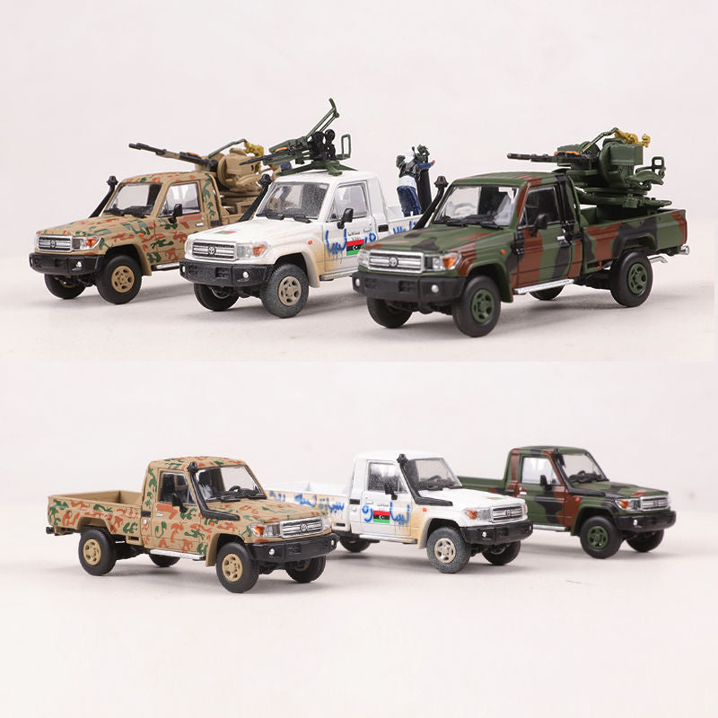 Rhino Model 1:64 Toyota LC79 Armored Pickup Diecast Collectible MODCOLS
