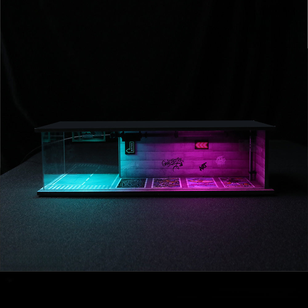 MoreArt 1:64 Cyberpunk Series Light-Up Diorama