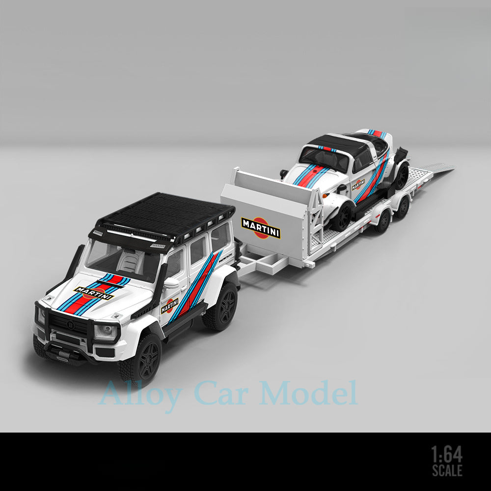 TimeMicro 1:64 Martini Livery Trailer Diecast Model Set MODCOLS