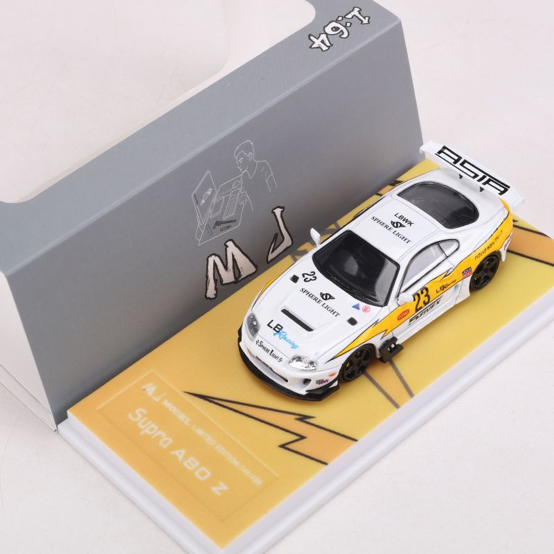 MJ 1:64 Toyota Supra A80 Z Lightning/Elva Custom Diecast Model MODCOLS