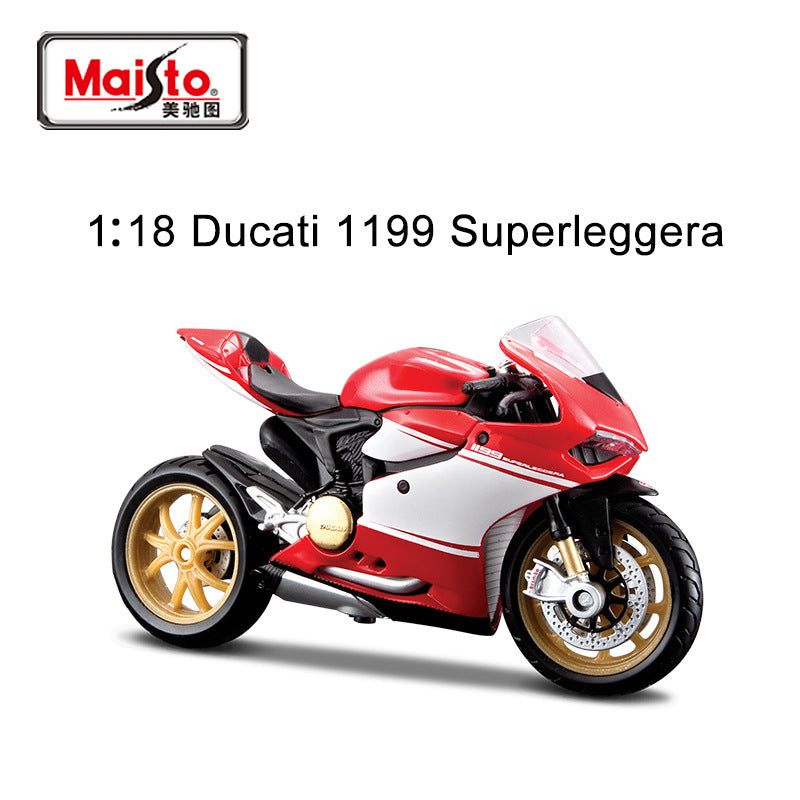 Maisto 1:18 Kawasaki / Ducati / BMW Motorcycle Diecast Model MODCOLS