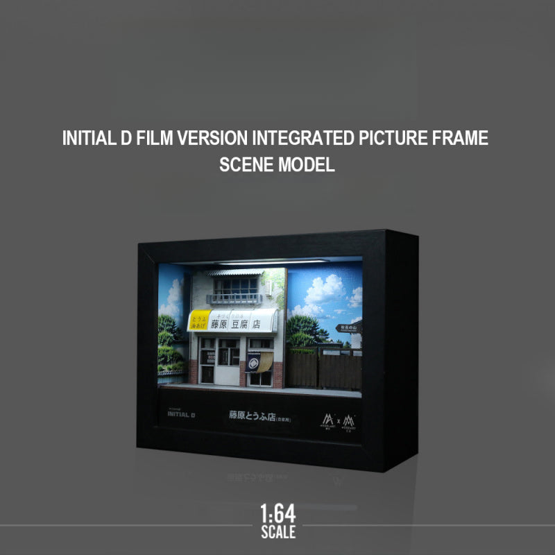 MoreArt 1:64 Initial D Movie Edition Lighted Frame Diorama MODCOLS