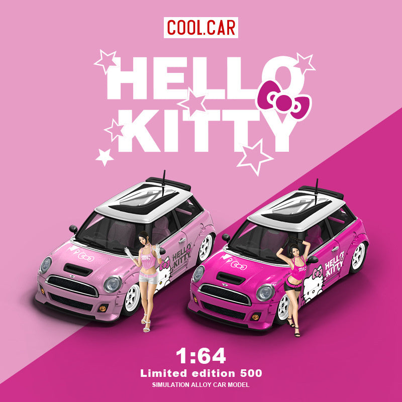Cool Car 1:64 BMW MINI Kitty Livery Diecast Model MODCOLS
