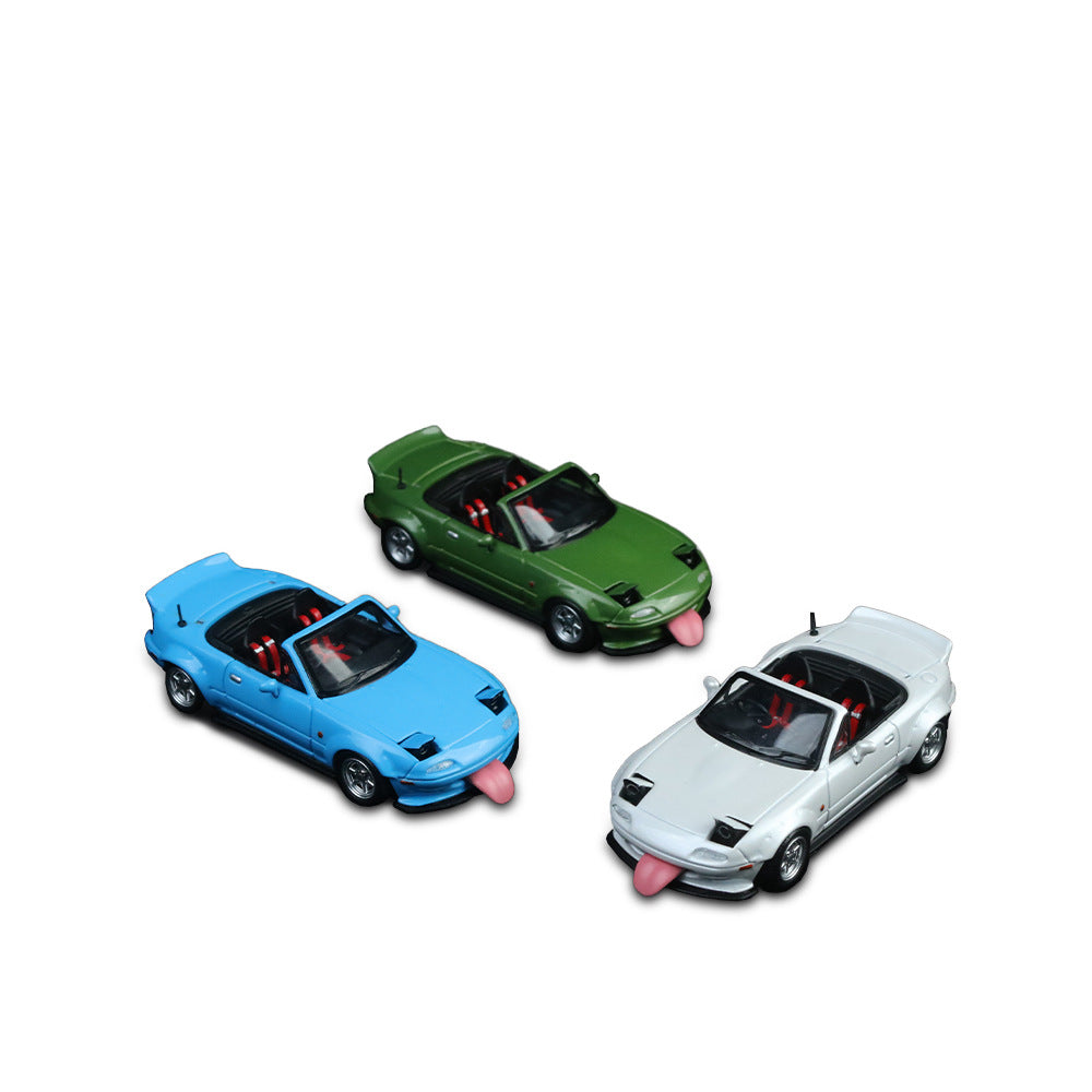 TimeMicro 1:64 Mazda MX5 Solid Color Diecast Model MODCOLS