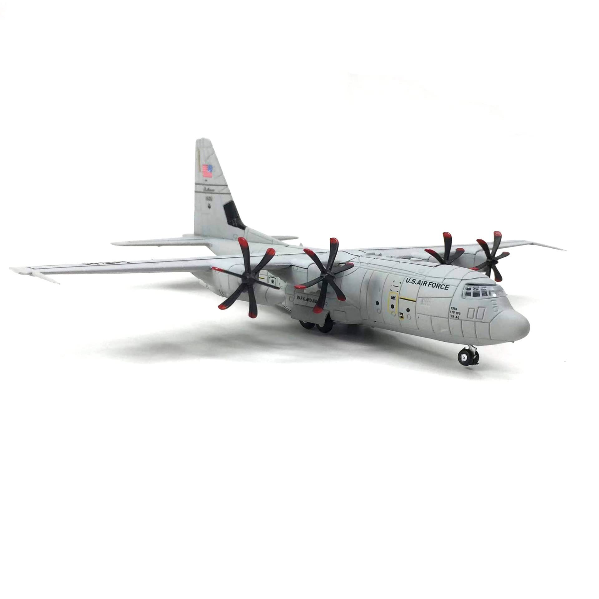 C-130 Hercules 1/200 Diecast Aircraft Model – Military Transport Plane