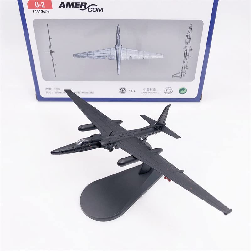 1/144 Lockheed U-2 Dragon Lady Die-cast Reconnaissance Aircraft Model