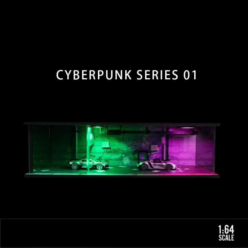MoreArt 1:64 Cyberpunk Series 01 Lighted Diorama Scene MODCOLS