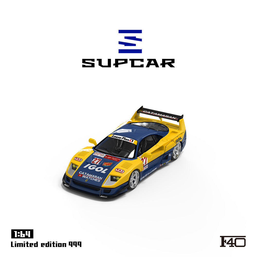 UPCAR 1:64 F40 Racing Livery Diecast Model MODCOLS