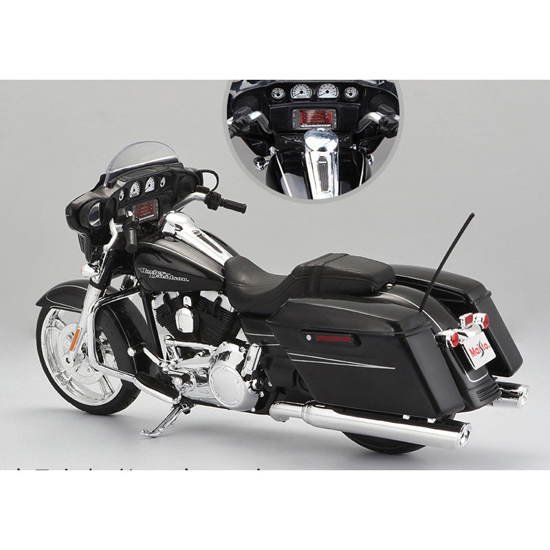 Maisto 1:12 2015 Harley Street Glide Custom Die Cast Motorcycle Model MODCOLS