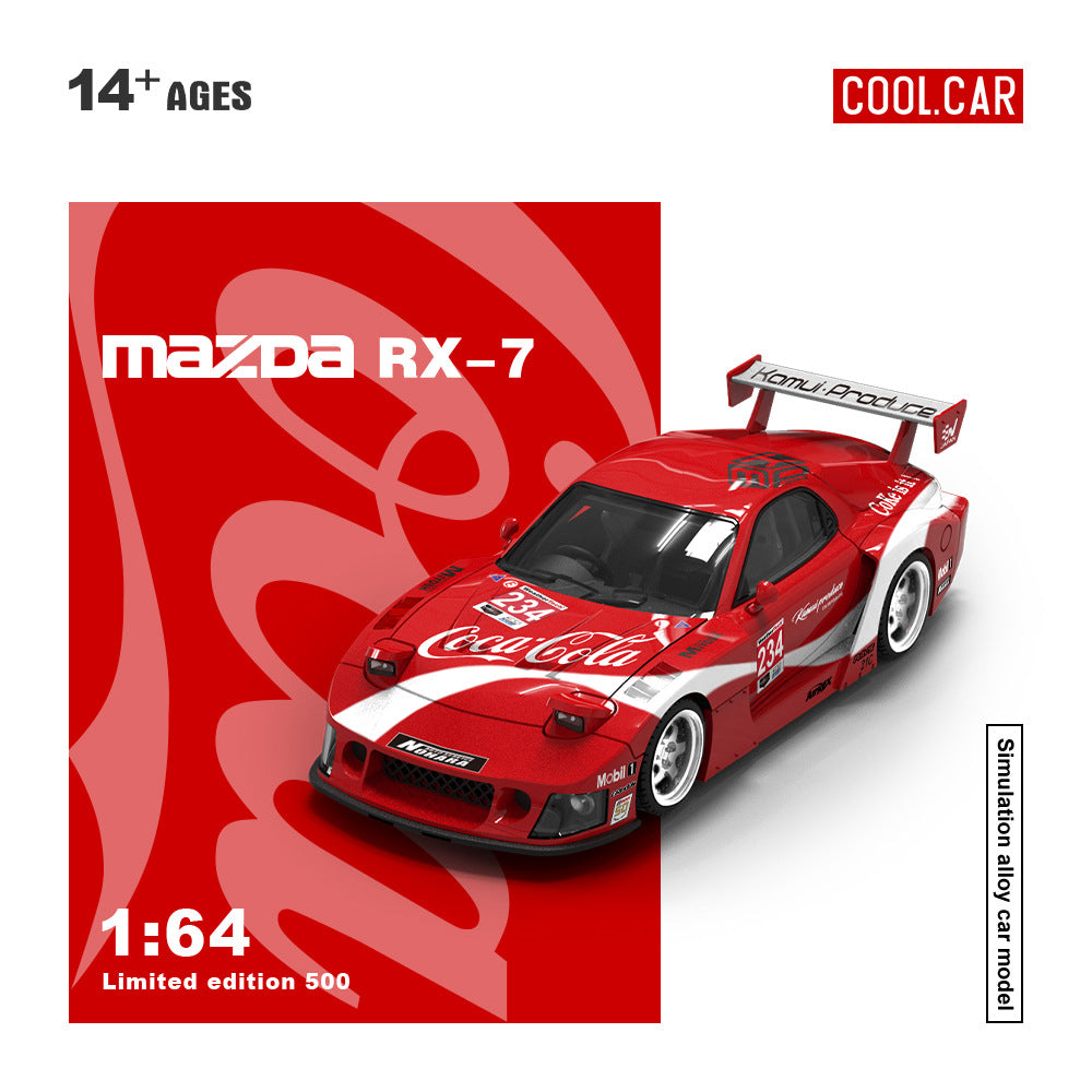 Cool Car 1:64 Cola Livery Diecast Car Model MODCOLS