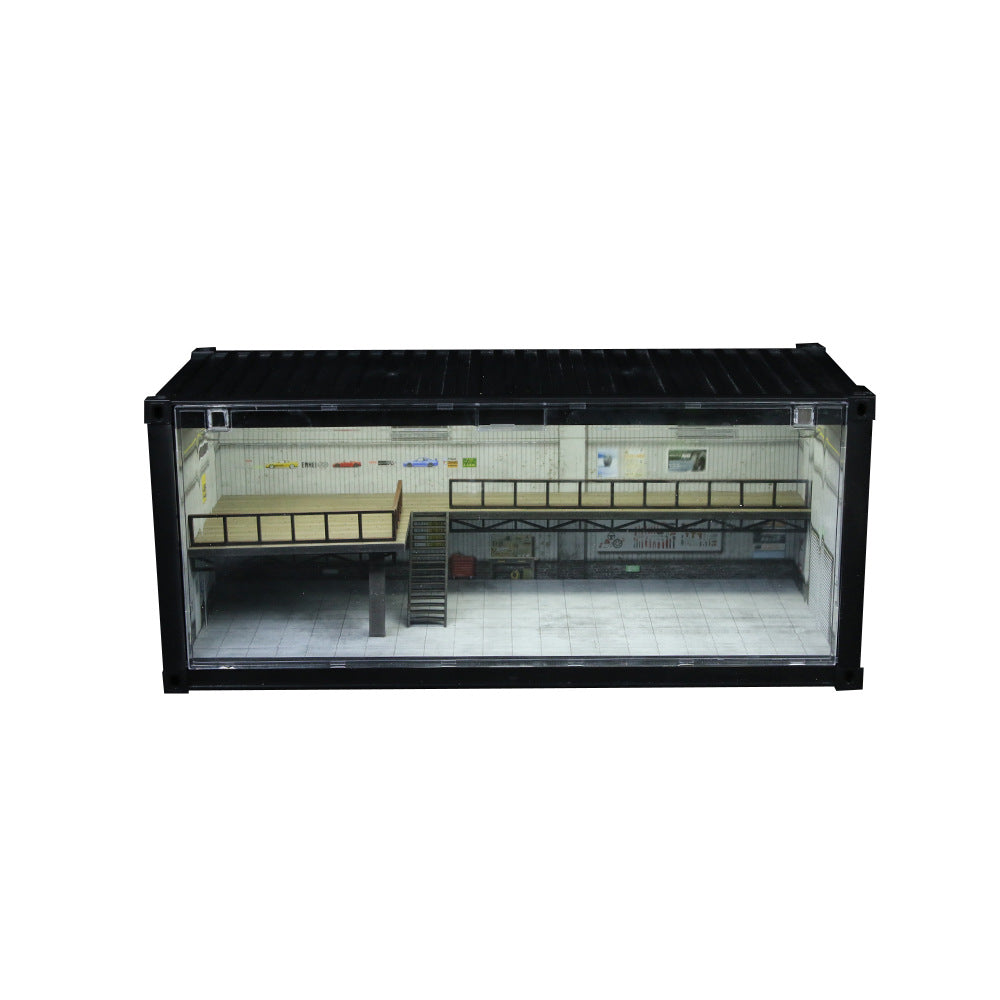 MoreArt 1:64 Container Repair Shop Scenario D MODCOLS
