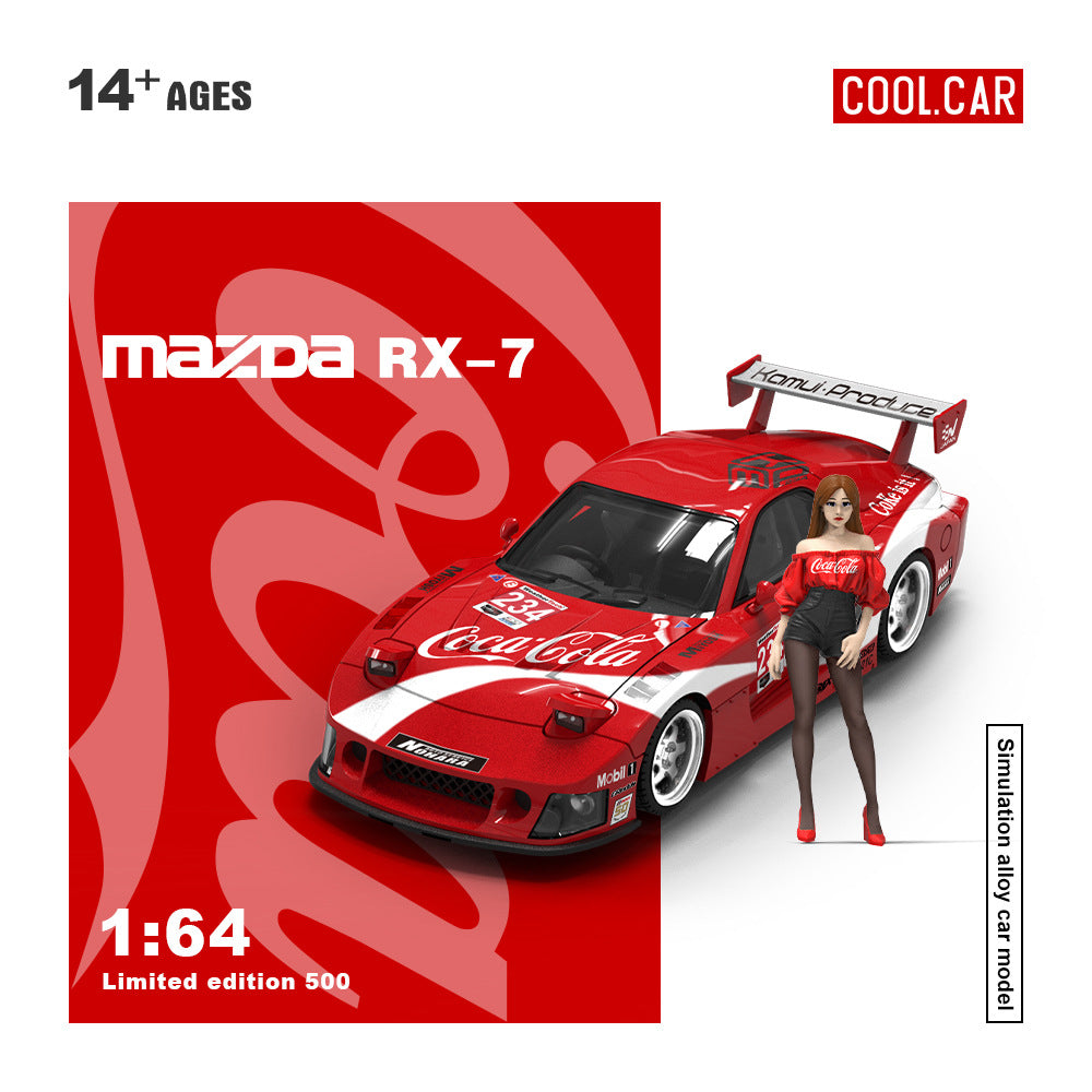 Cool Car 1:64 Cola Livery Diecast Car Model MODCOLS