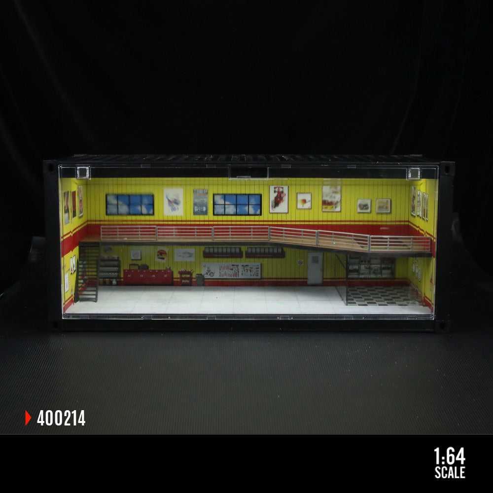 MoreArt Container Repair Shop Light Up Scene Model MODCOLS