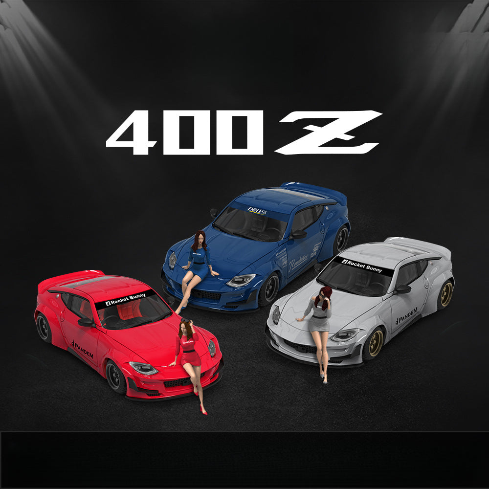 TimeMicro 1:64 Nissan 400Z Plain Color Diecast Model Car
