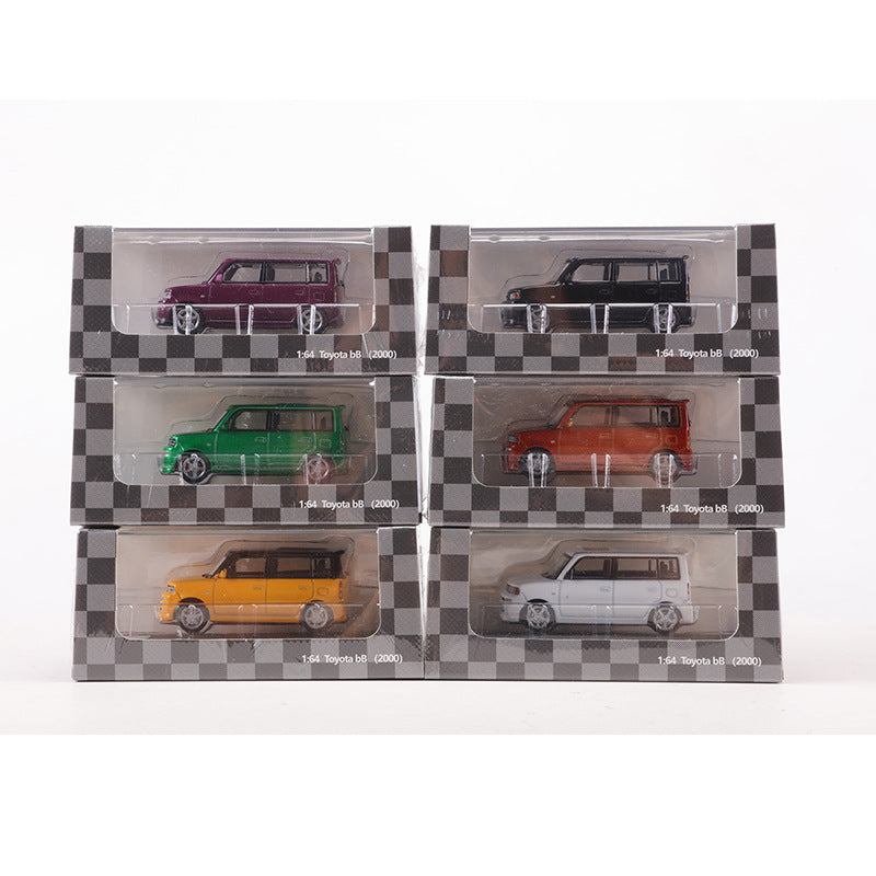 DCT 1:64 Toyota bB MK1 XP30 Diecast Model with Acrylic Display Case MODCOLS