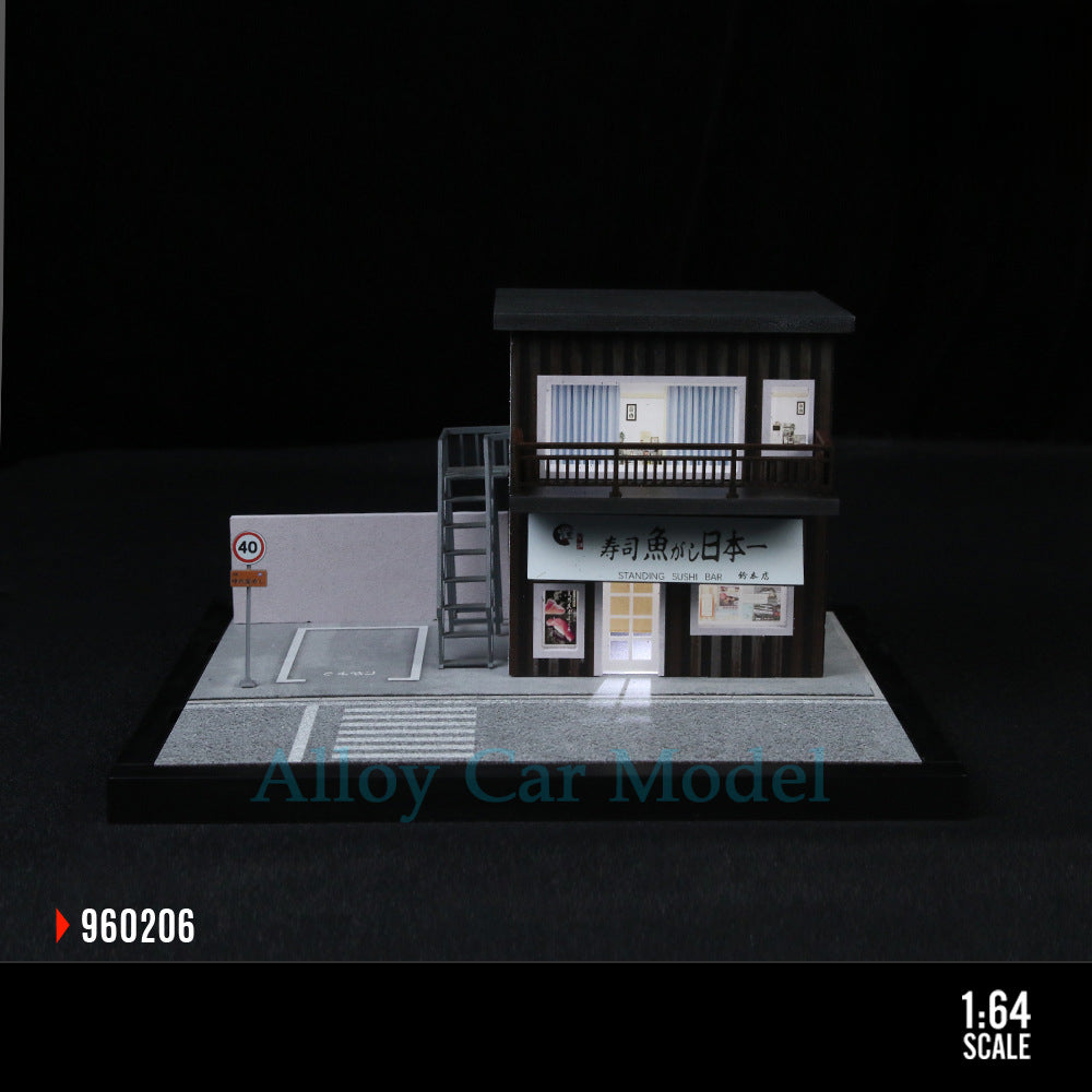 MoreArt 1:64 Street Side Scene Light Up Puzzle Series 06 Model MODCOLS