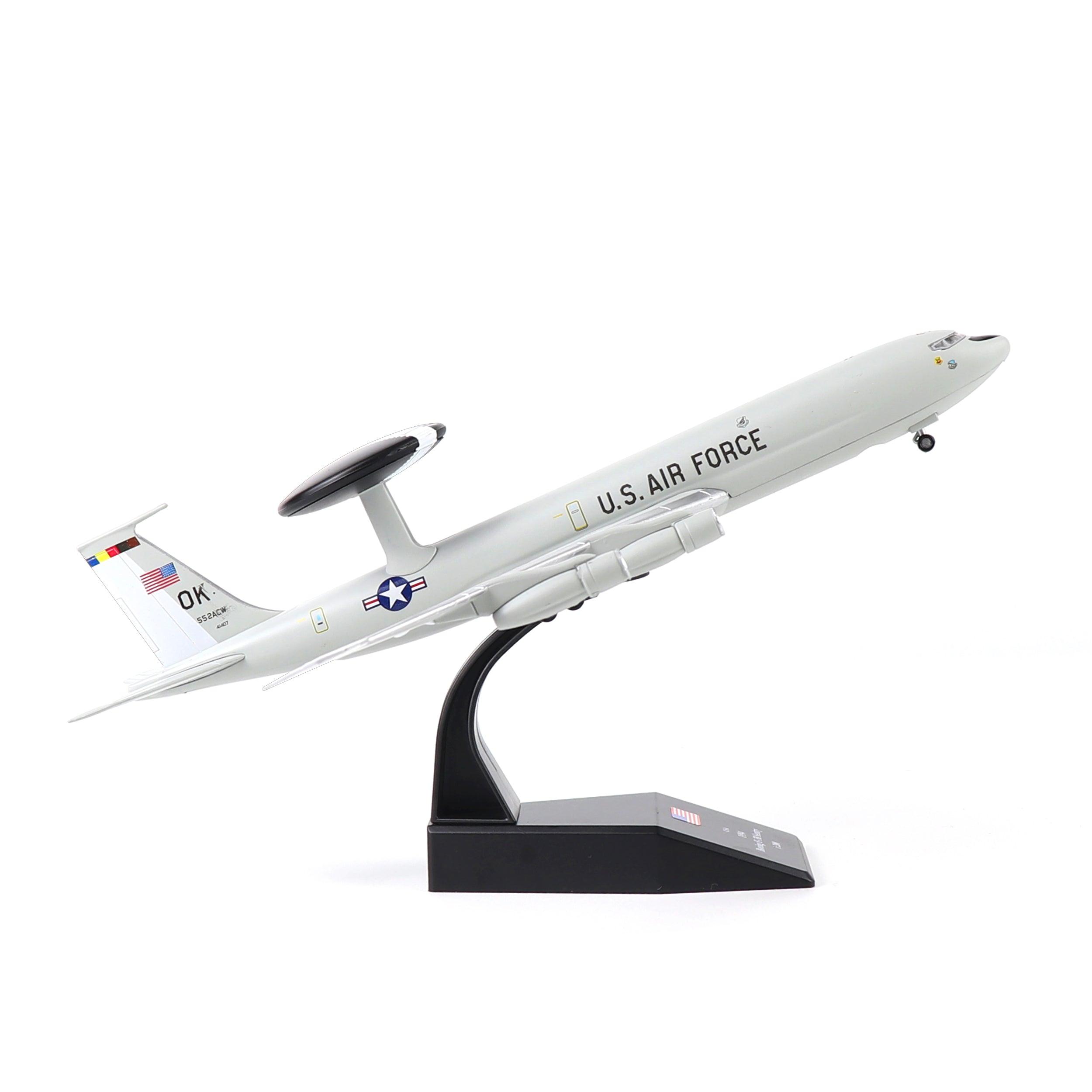 E-3 Sentry 1/200 Diecast Metal Aircraft Model – AWACS Military Plane