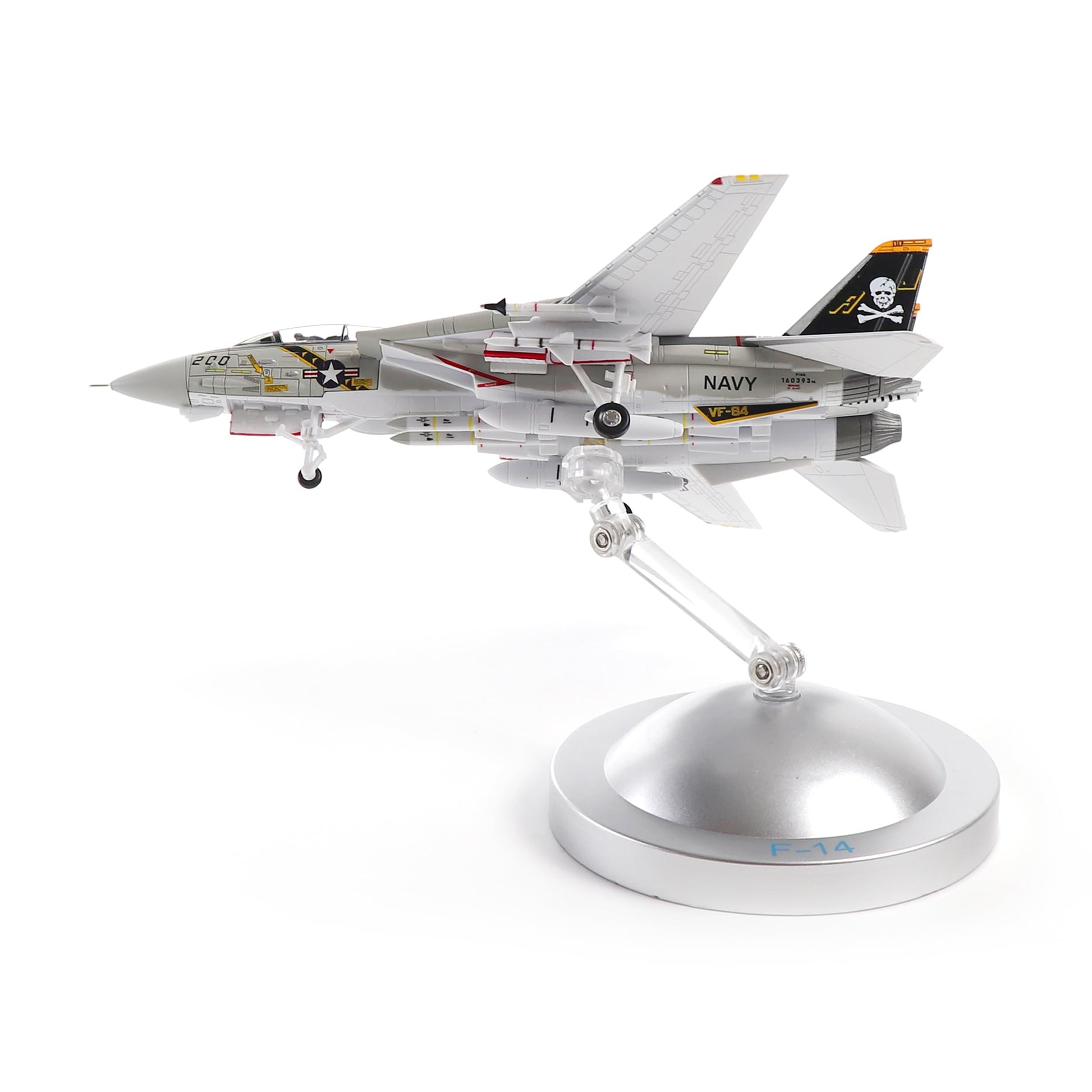 1/100 F-14A Tomcat VF-84 Jolly Rogers Diecast Model Airplane