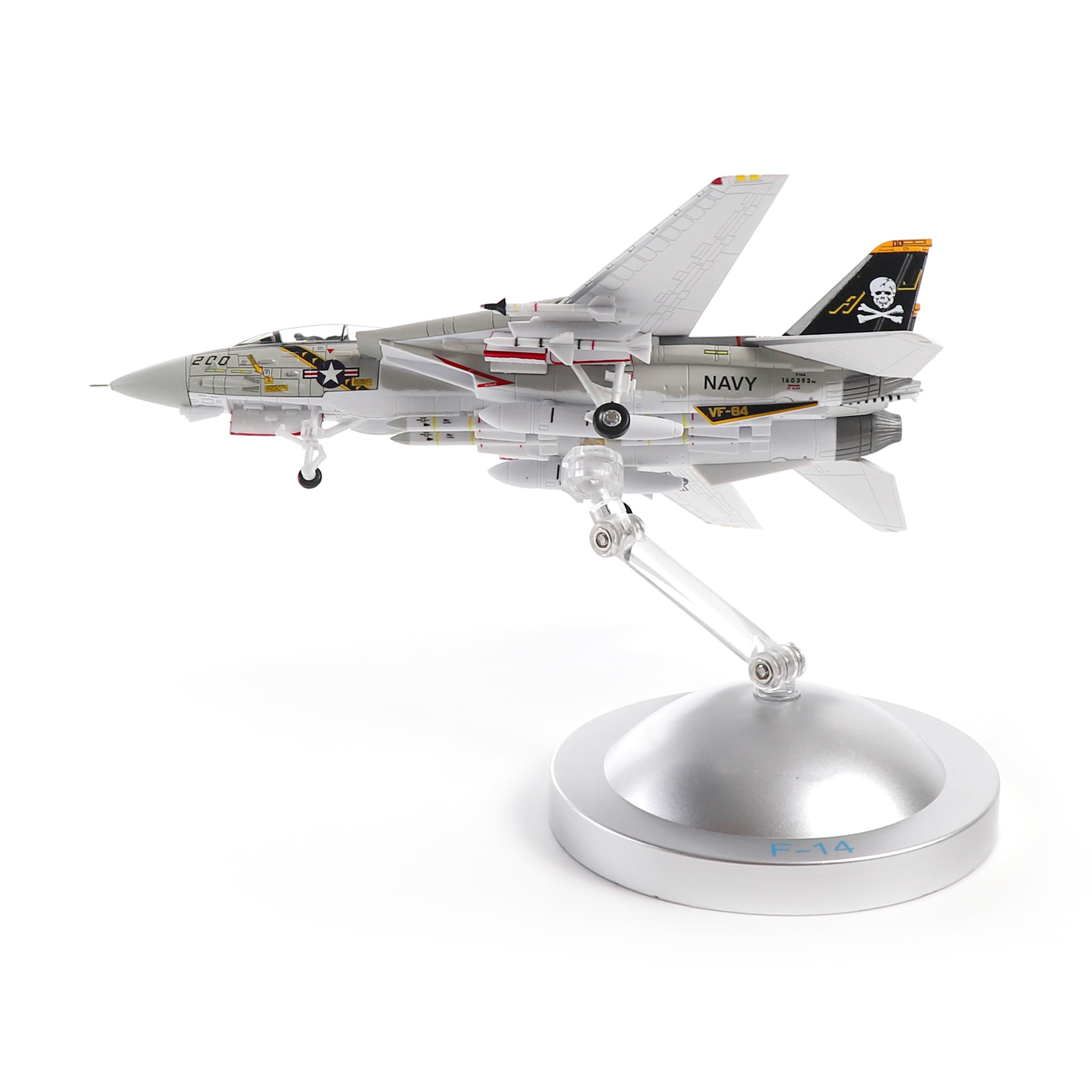 1/100 F-14A Tomcat VF-84 Jolly Rogers Diecast Model Airplane