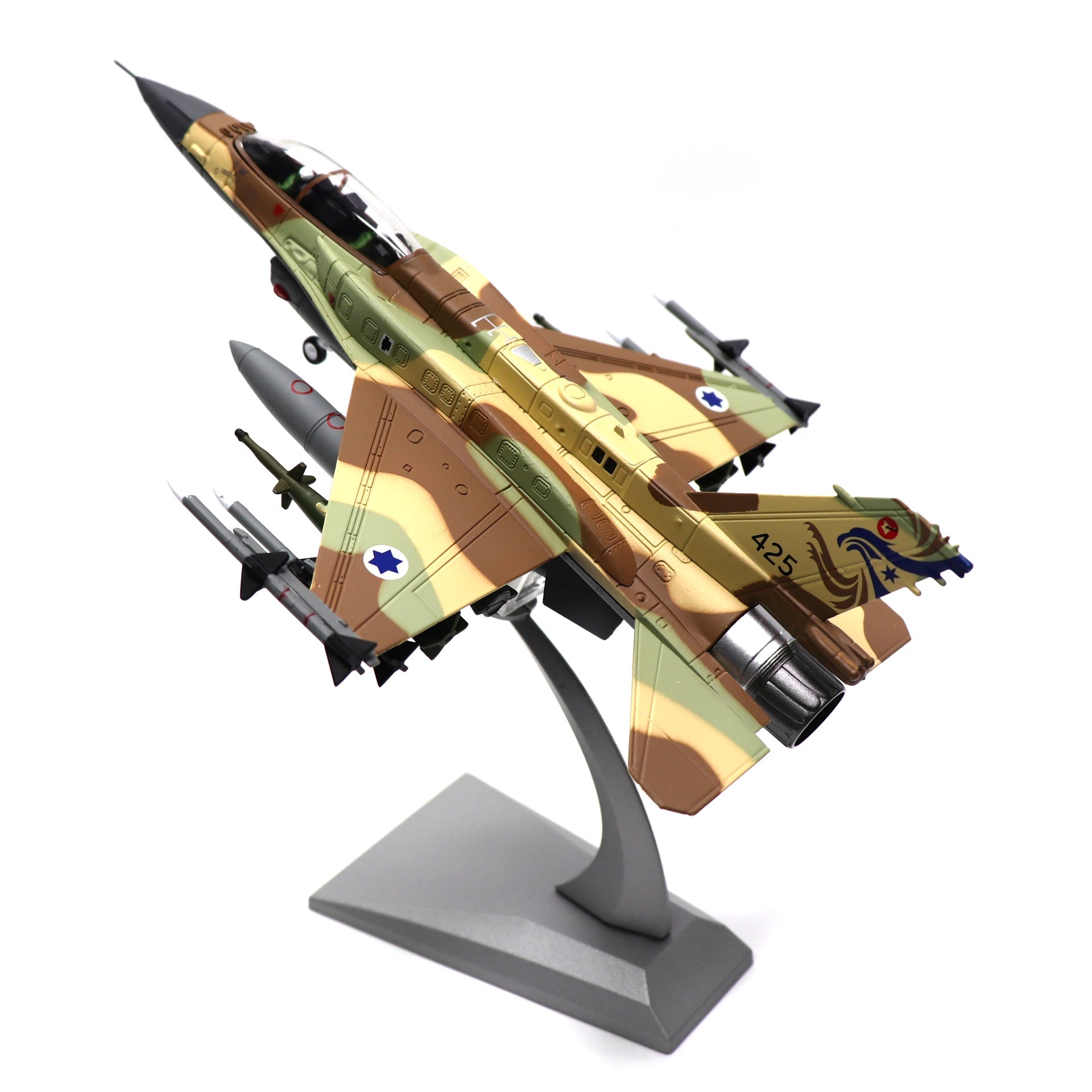 1/72 F-16I Soufa Israeli Air Force Fighter Jet Model – Diecast Alloy Aircraft
