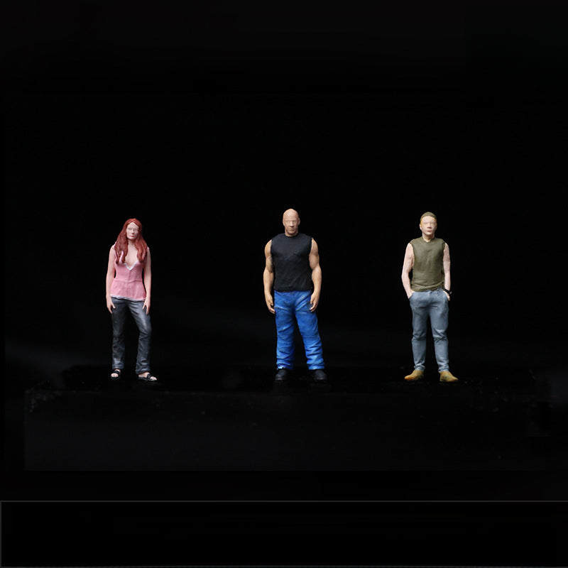 MoreArt 1:64 Fast & Furious Figure Set A MODCOLS