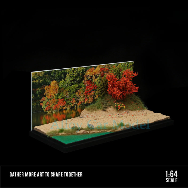 MoreArt 1:64 Lakeshore Scene Model Diecast Display Diorama MODCOLS