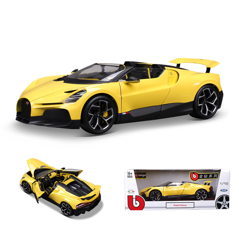 Bburago 1:18 Bugatti Mistral Die Cast Model Car Collectible Gift MODCOLS