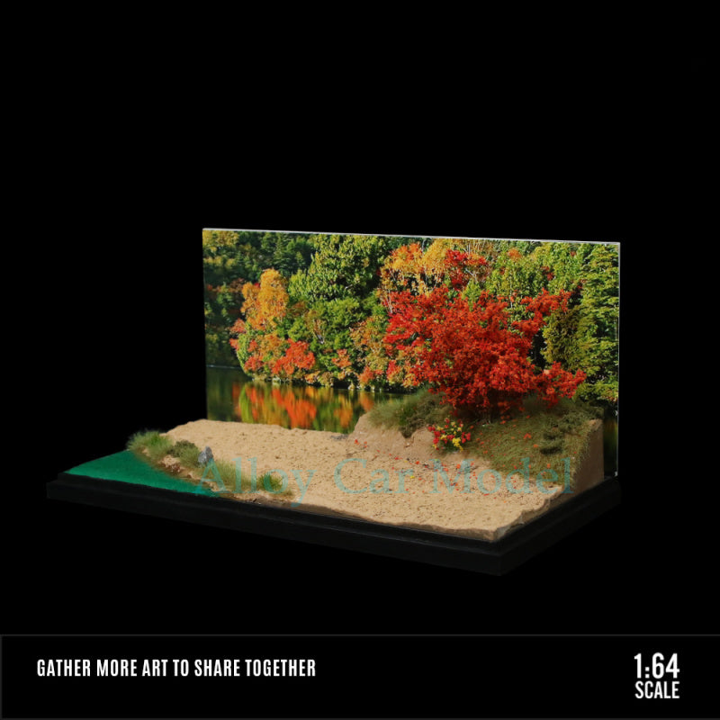 MoreArt 1:64 Lakeshore Scene Model Diecast Display Diorama MODCOLS