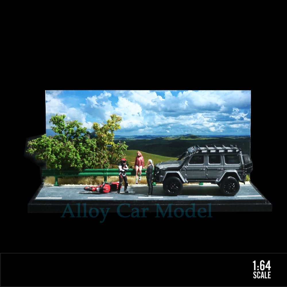 MoreArt 1:64 Mountain Road Scene Model MODCOLS