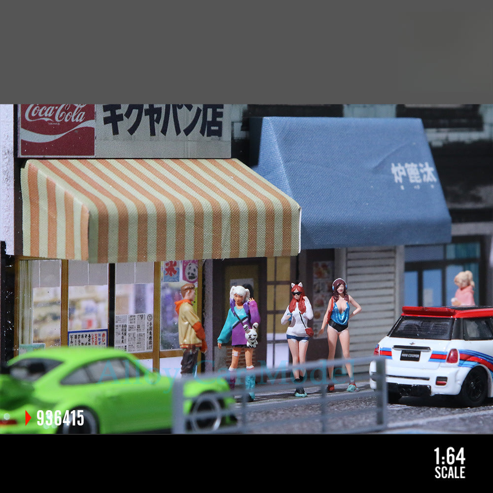 MoreArt 1:64 Street Bakery Light Up Diorama Scene MODCOLS