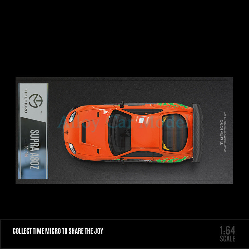 TimeMicro 1:64 RX 7 Veilside Toyota Supra A80Z Diecast Model MODCOLS