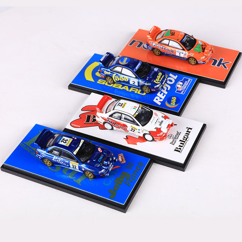 Fineworks 1:64 Subaru WRC Rally Car Diecast Model MODCOLS