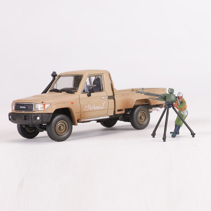 Hobby Fans 1:64 Toyota Land Cruiser LC79 War Pickup Diecast Model MODCOLS