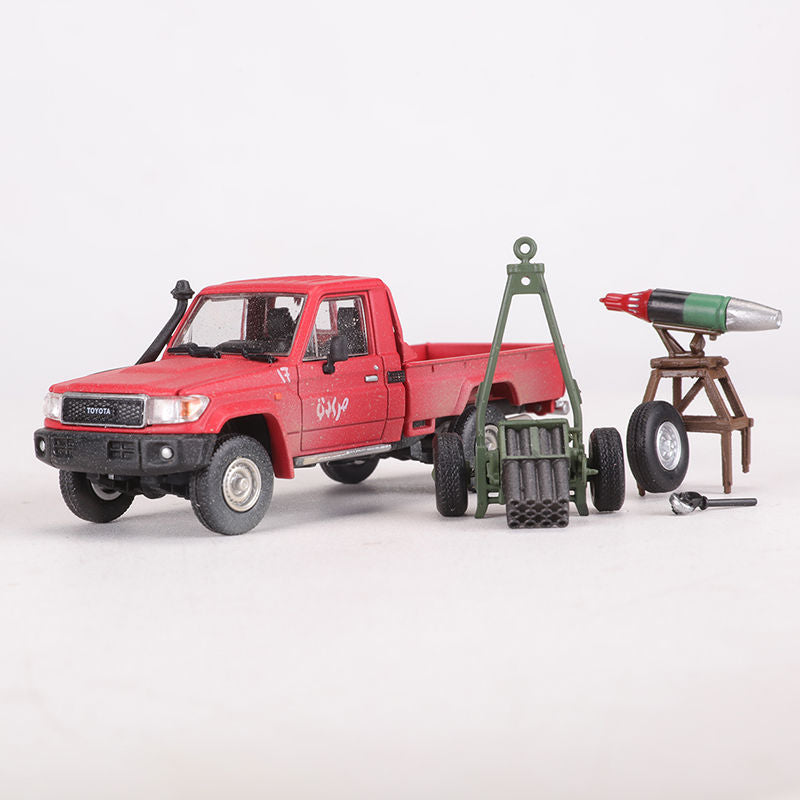 Hobby Fans 1:64 Toyota Land Cruiser LC79 War Pickup Diecast Model MODCOLS