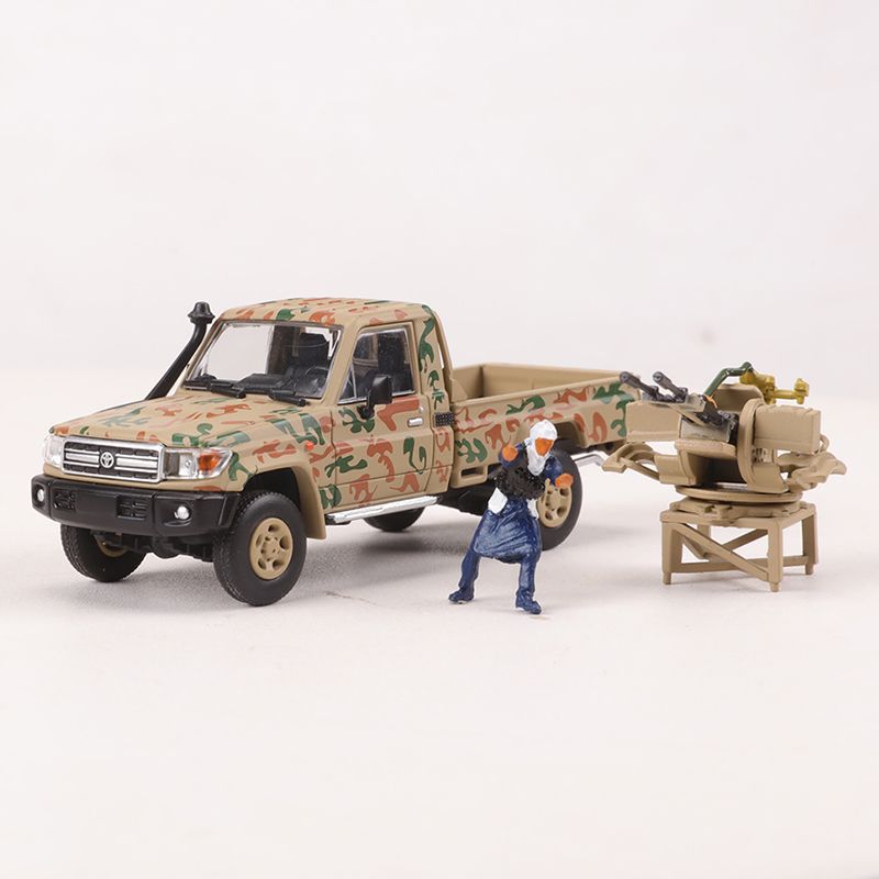 Rhino Model 1:64 Toyota LC79 Armored Pickup Diecast Collectible MODCOLS