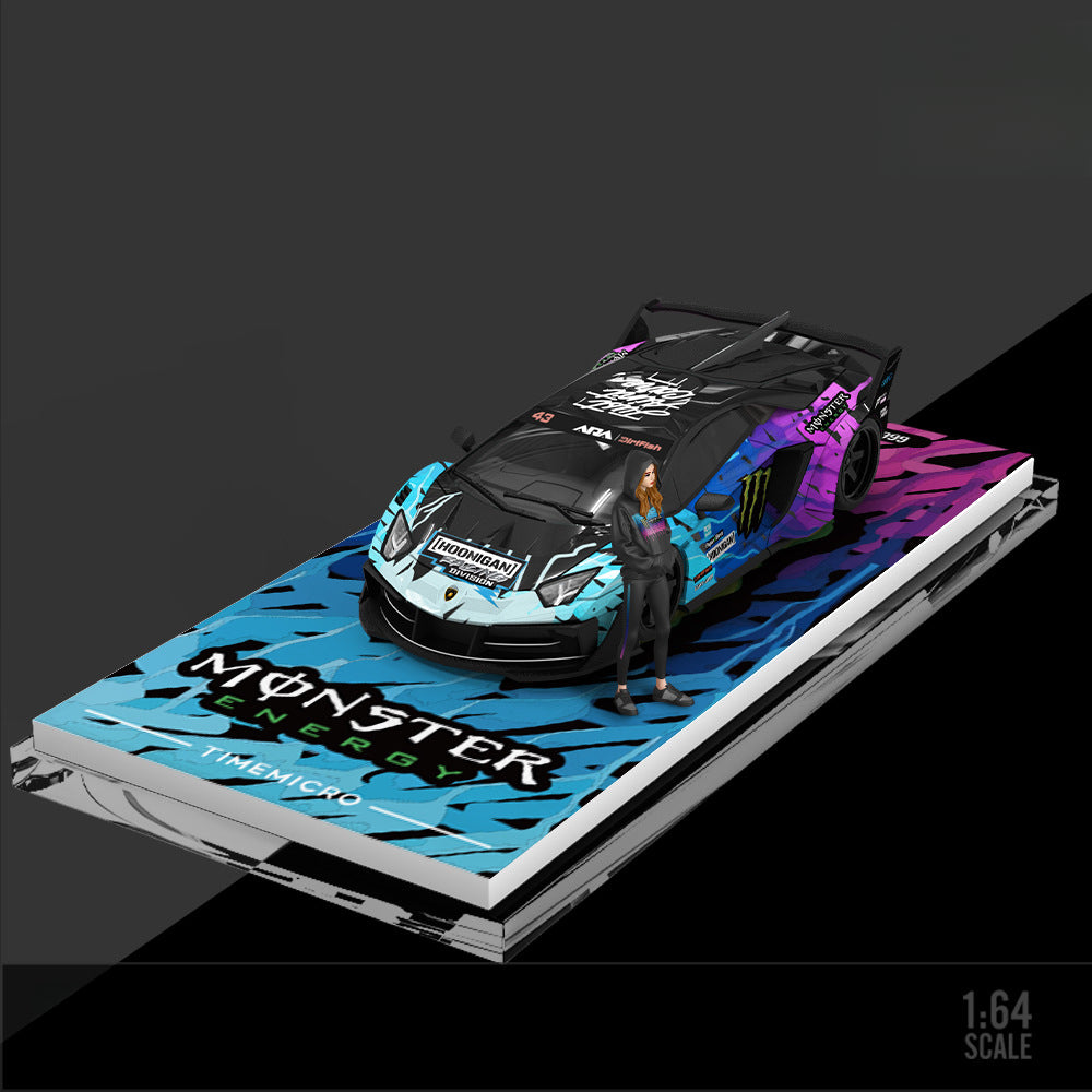 TimeMicro 1:64 Black Claw Livery Diecast Car Model Set MODCOLS