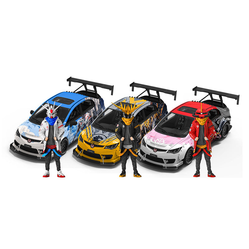 Cool Car 1:64 Honda Civic Custom Mecha Series Diecast Model MODCOLS