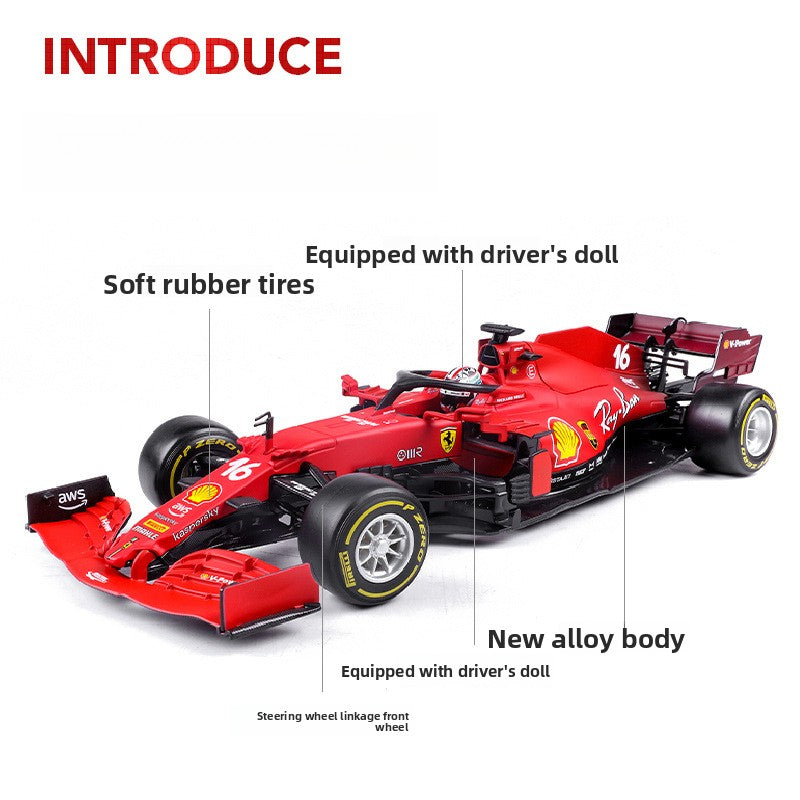 Bburago 1:18 2021 Ferrari SF21 Formula 1 Diecast Model MODCOLS